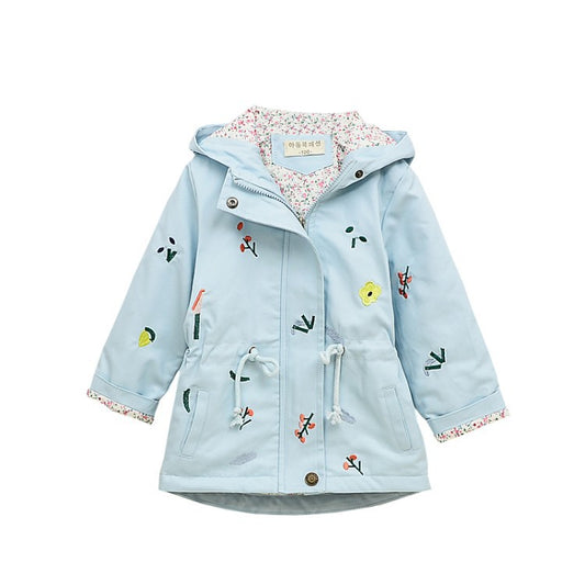 Children's Embroidered Windbreaker Jacket - Kidnor
