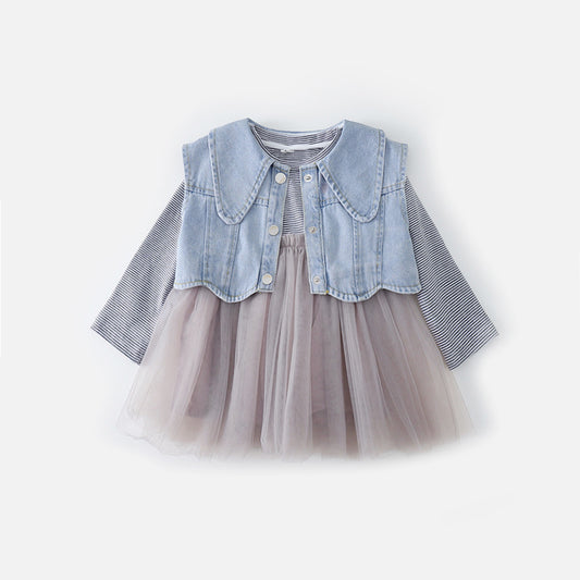 Two-piece dress for girls - Kidnor