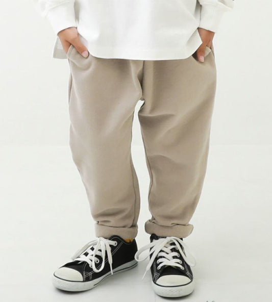 Cotton Solid Color Pants - Kidnor
