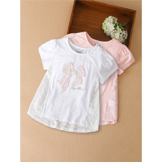 Girls' Fashion Personality Trendy Shirt Short Sleeve