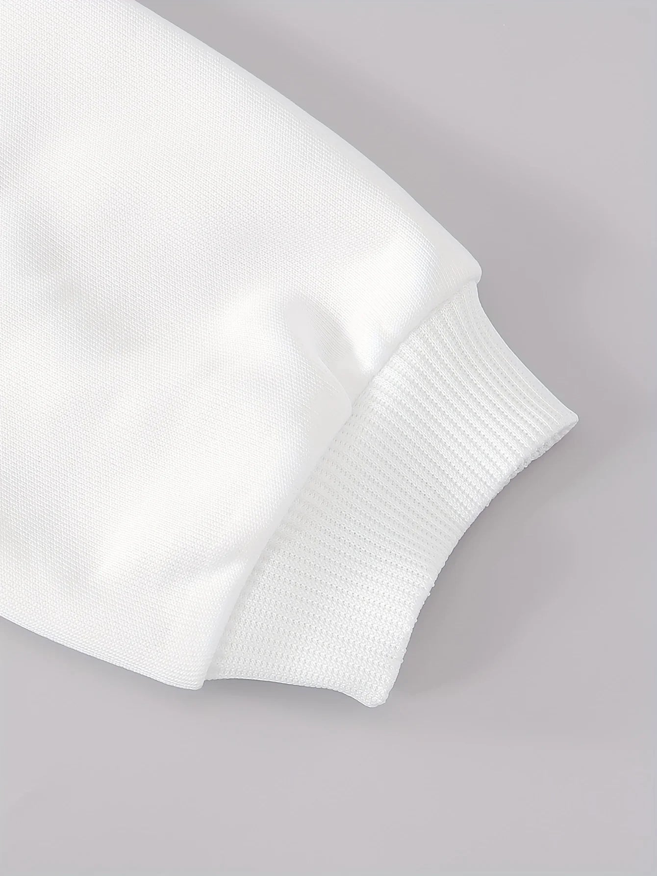 Girls Sweatshirt & Cargo Pants Set - Letter Print Streetwear Outfit