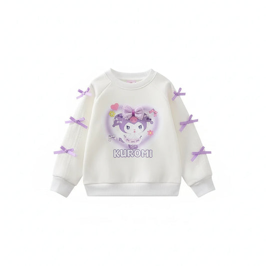 Sanrio Girls Hoodie - Kuromi Cinnamoroll My Melody Kawaii Pullover Sweatshirt