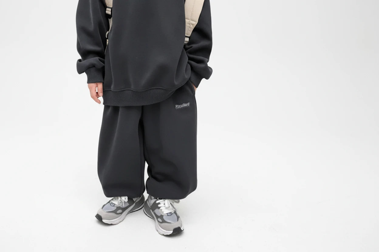 Cotton Hoodie and Pants Two Piece Set Mid-Sized Childrens - Kidnor