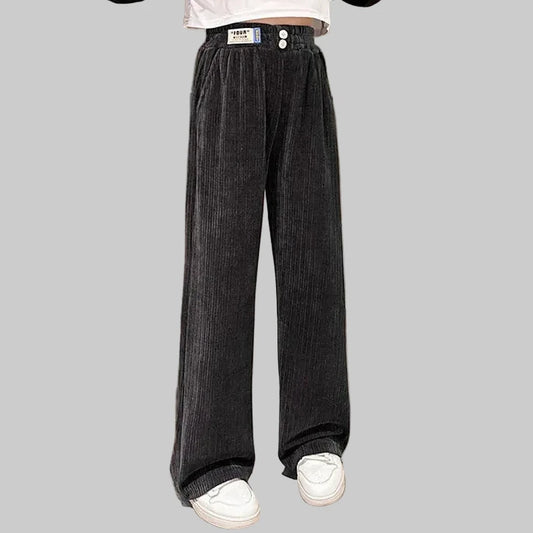 Girls Fleece Wide Leg Pants - Kidnor