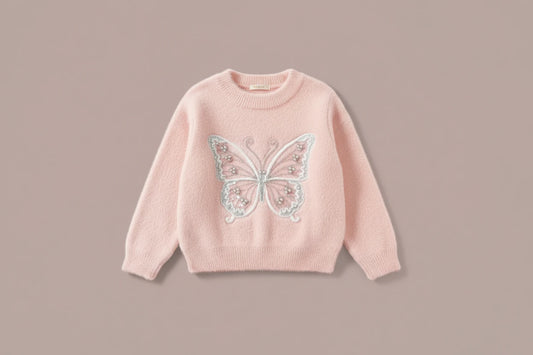 Girl's Knit Sweater Trendy ,Warm, Cozy and Fashionable - Kidnor