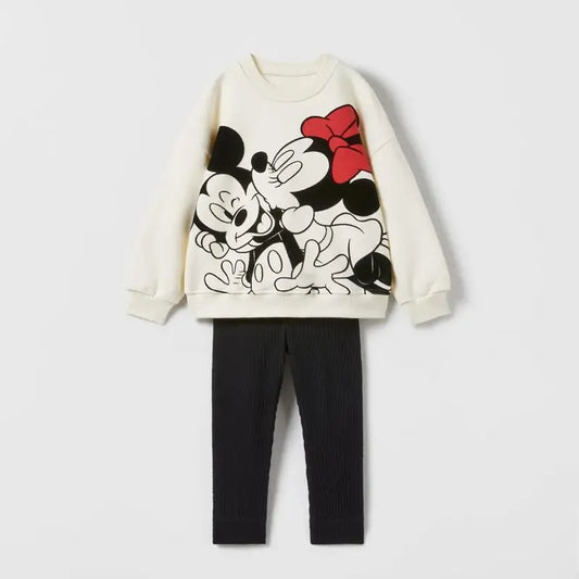 Minnie Mouse Sweatshirt & Leggings Set - Kidnor