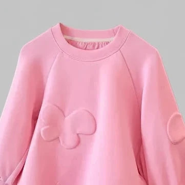 Girls Princess Dress with Mesh - Long Sleeve French Style Spring Dress