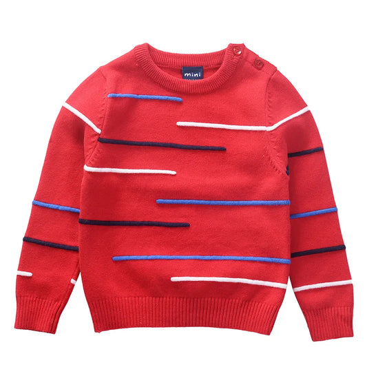 Striped Boys Sweaters - Kidnor