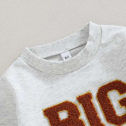 Big Bro Crewneck Sweatshirt Oversized Matching - Kidnor