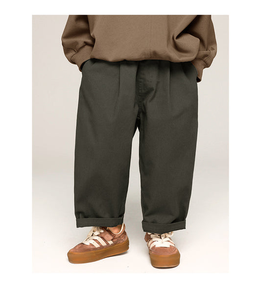 Boys' Casual Pants Solid Color Trousers Baggy Pants - Kidnor