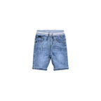 Summer Clothing Pants Shorts Boys Ribbed-waist Denim Mid-length Pants