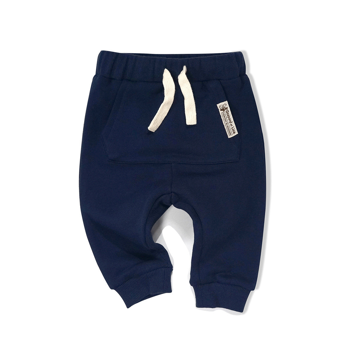 Solid Color High-waist For Boys  Casual Pants - Kidnor