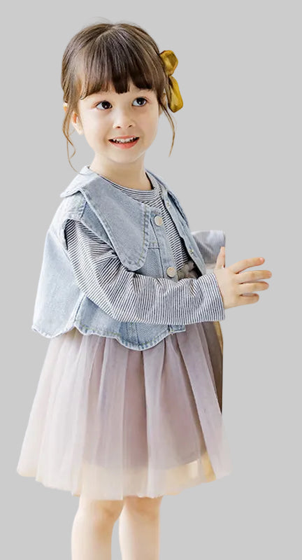 Two-piece dress for girls - Kidnor