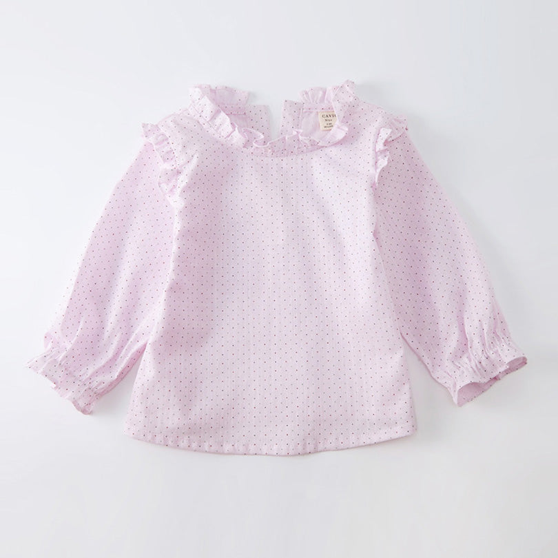Girls' lace linen shirt - Kidnor
