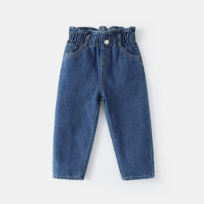 Fashionable Loose Cool Fashionable Girls' Jeans - Kidnor