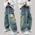 Children's Wear Boys Spring Clothing Pants Straight
