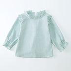Girls' lace linen shirt - Kidnor