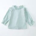 Girls' lace linen shirt - Kidnor