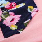 Baby Homewear Baby Print Hooded Girls Ins Suit