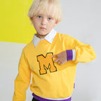 Boys' sweater with crew neck letters - Kidnor