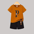 Boy Comfortable Short Sleeve T-shirt Shorts Set