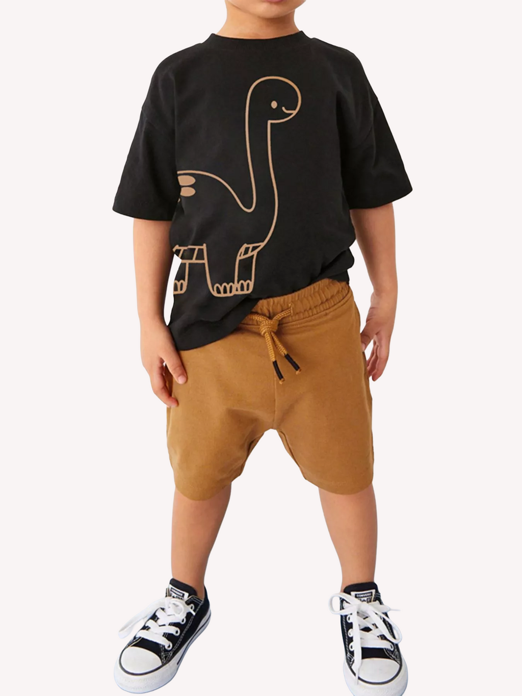 Children's Dinosaur Graphic Tee and Shorts Set - Kidnor