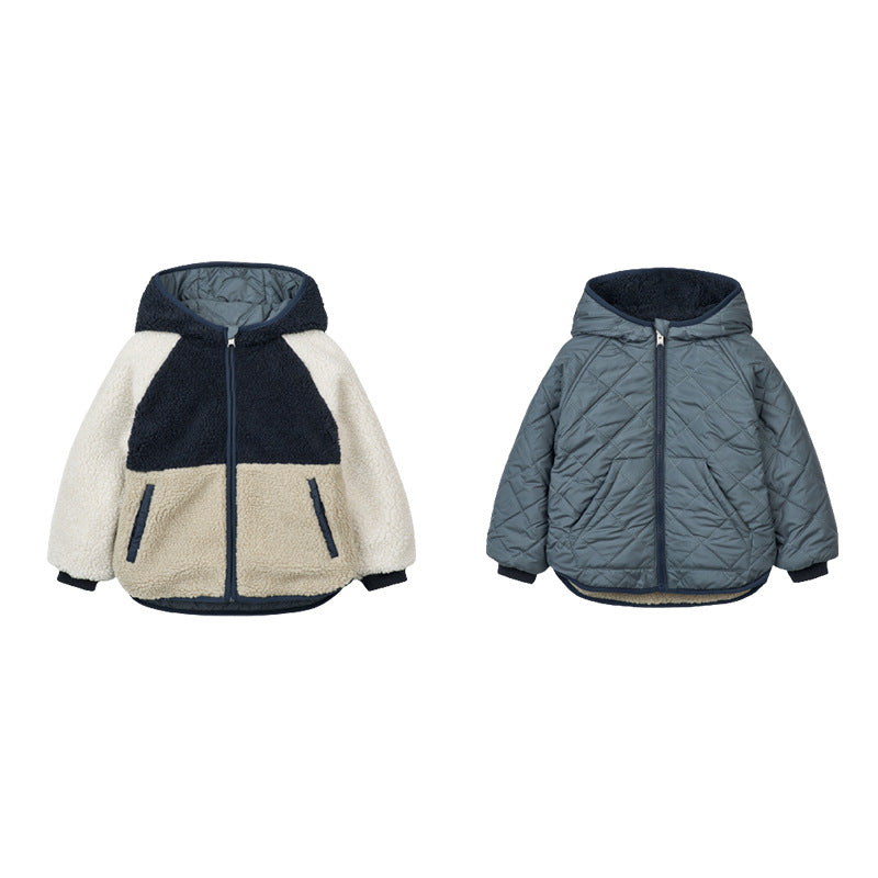 Double-Sided Hooded Cotton Jacket - Kidnor