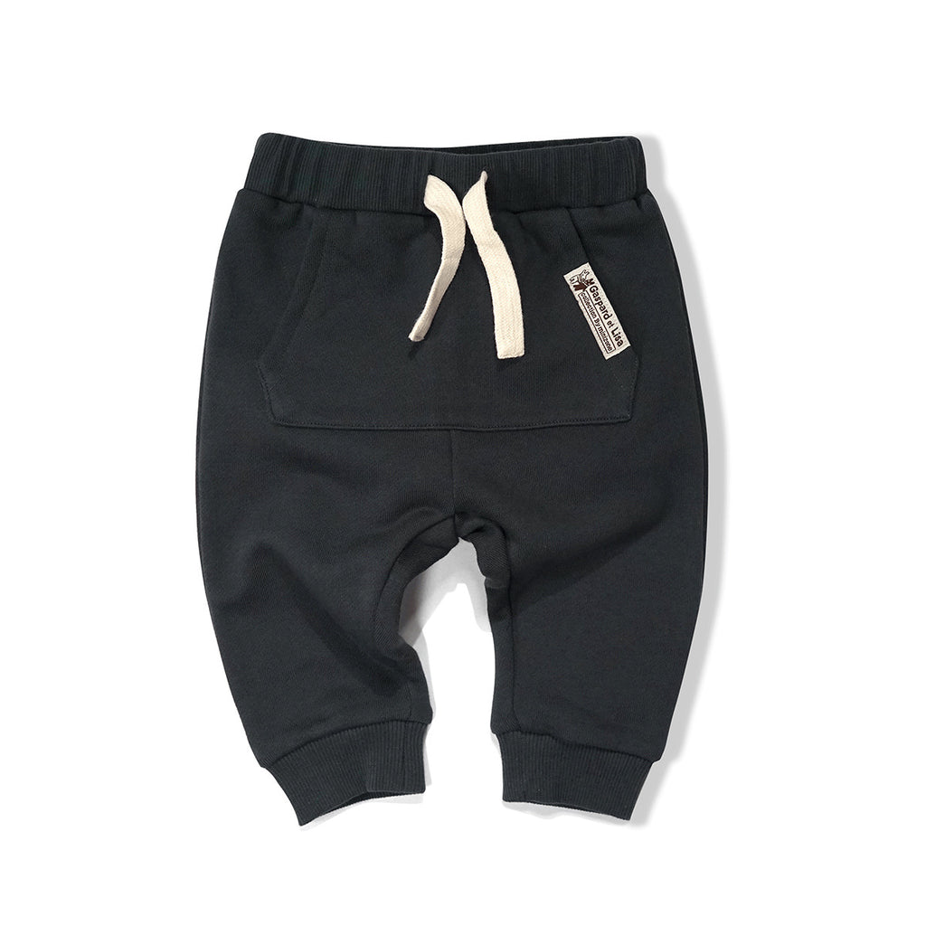 Solid Color High-waist For Boys  Casual Pants - Kidnor