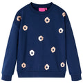 Children's sweatshirt navy blue 104 Children's sweatshirt navy blue 116 Children's sweatshirt dark pink - Kidnor