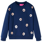 Children's sweatshirt navy blue 104 Children's sweatshirt navy blue 116 Children's sweatshirt dark pink - Kidnor