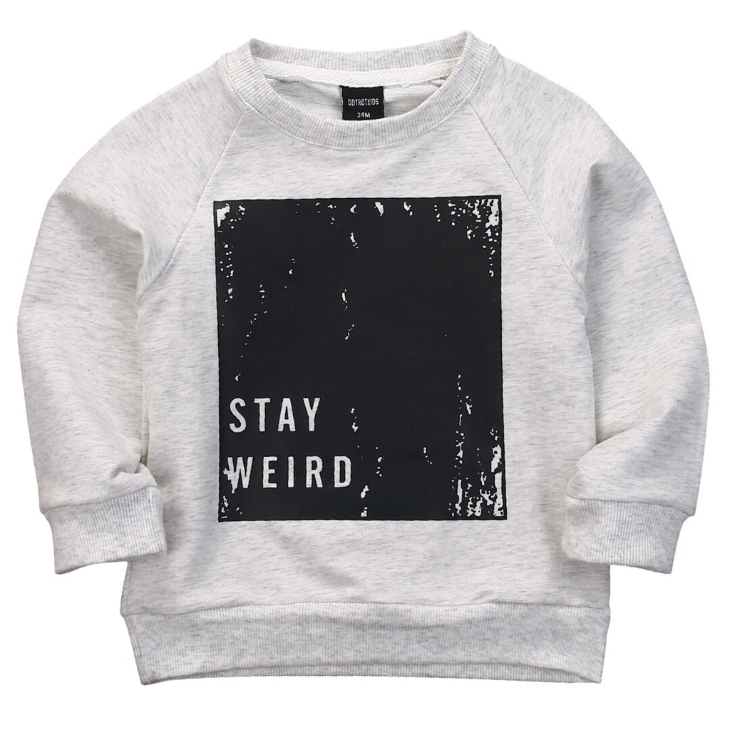 Sports Letter Printed Sweater - Kidnor