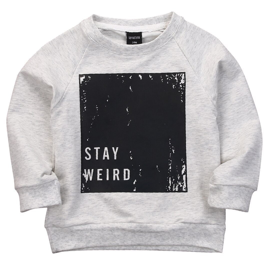 Sports Letter Printed Sweater - Kidnor