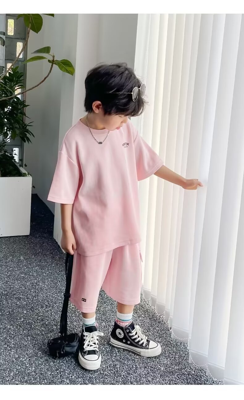 Children's Sports Summer Casual Short Sleeve Suit