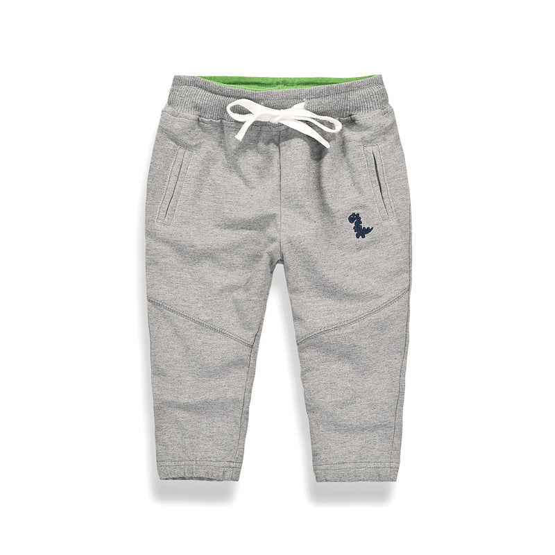 Children's Little Dinosaur Lace-up Sweatpants - Kidnor