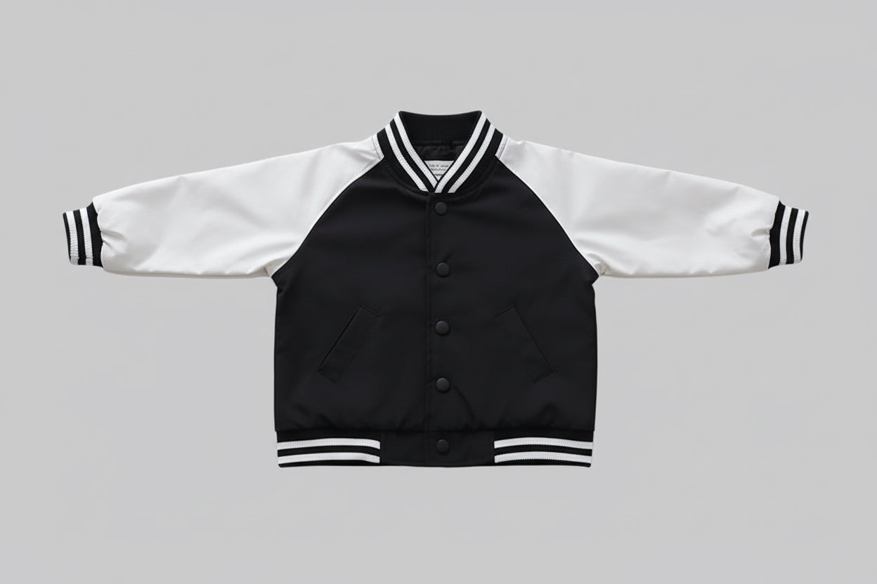 New Boys Handsome Baseball Uniform Coat Stand Collar Jacket - Kidnor