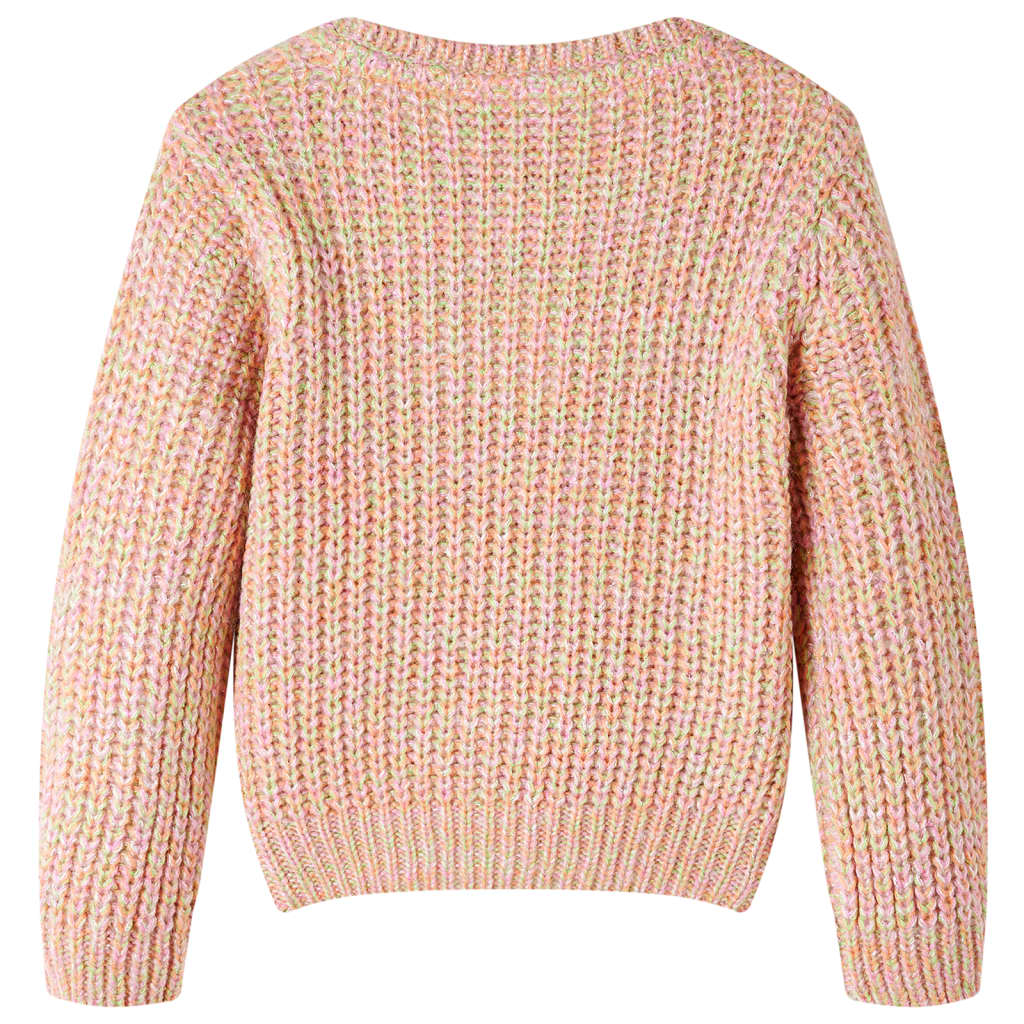 Children's knitted sweater, light pink - Kidnor