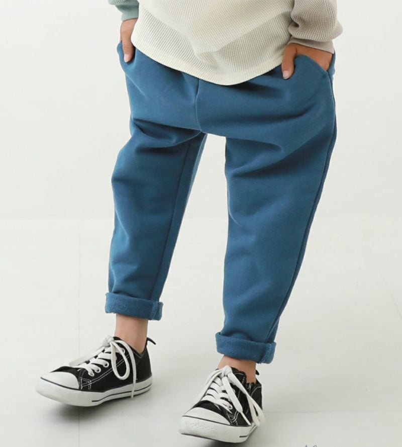 Cotton Solid Color Pants - Kidnor