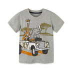 Kids' T-shirts Middle And Small Children's Cartoon-print
