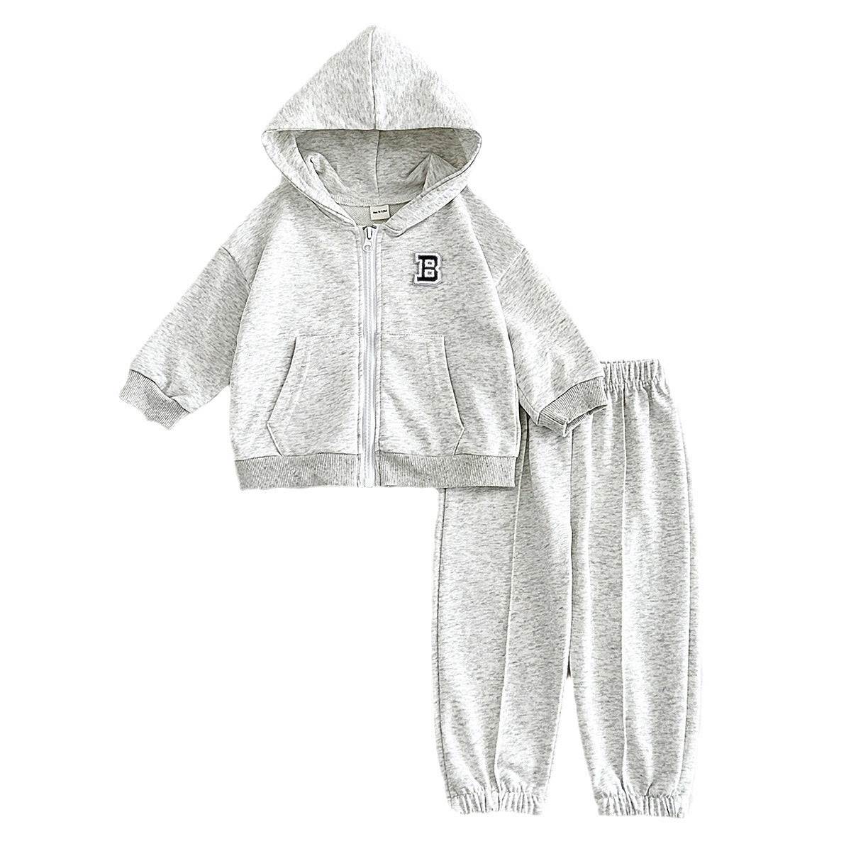 Fashion  Gray Hoodie Suit - Kidnor