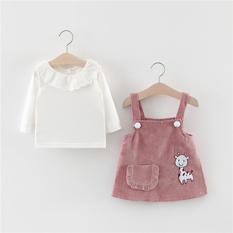 Baby Girl Beautiful Dress - 2 Pieces Set - Kidnor