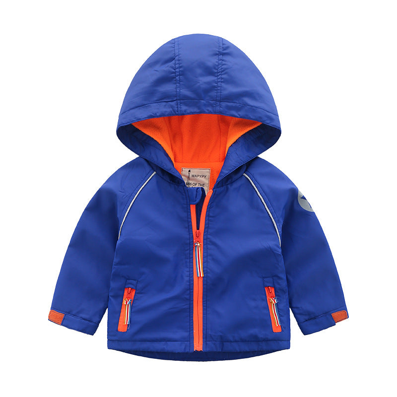 Boys' Hooded  Autumn  Clothing Children's Fleece Jacket - Kidnor