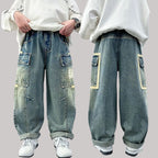 Children's Wear Boys Spring Clothing Pants Straight
