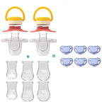 Miyocar Bling Handle Custom Metallic Purple Pacifier Bring 3 Replacement Teat Include All Size for Bo for Boy Girl Gift