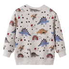 Kids Cartoon Round Neck Sweatshirt - Kidnor