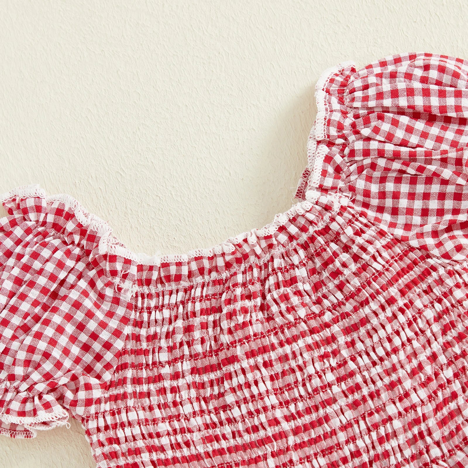 Girls' Plaid Ruffled Top & Skirt Set - 2-Piece Outfit Ages 1-5