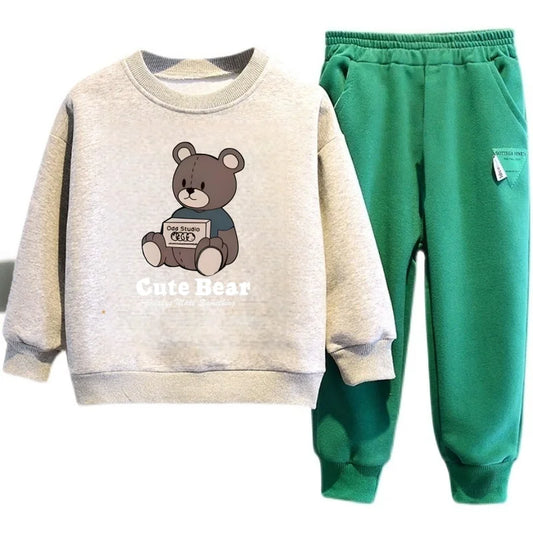 Sweatshirts And Pants Suit Long Sleeve Tracksuits - Kidnor