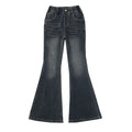 Girls High Waist Flared Jeans - Kidnor