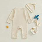 Auntie's Bestie Baby Romper - Unisex Ribbed Jumpsuit (0-18M)