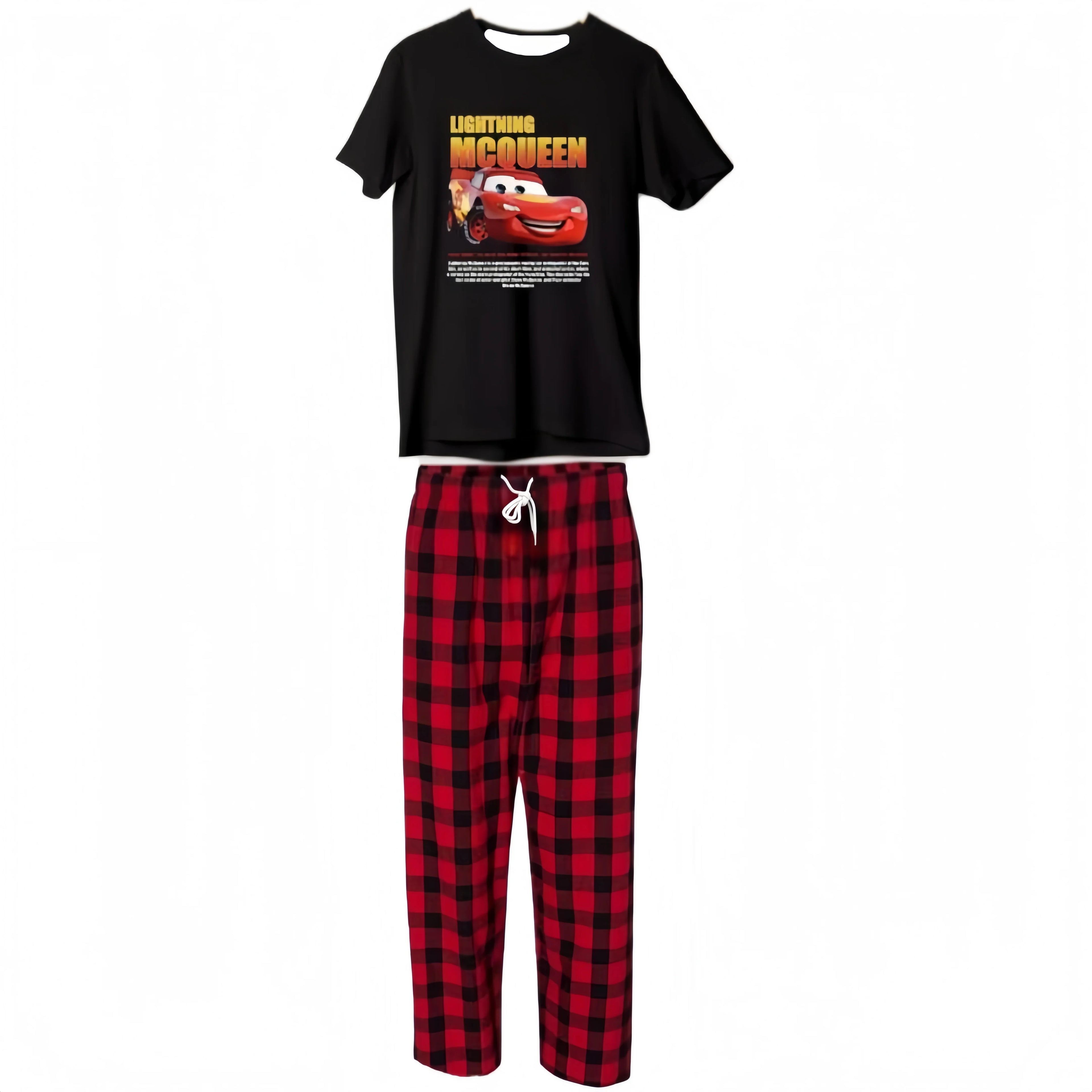 The Cars Lightning McQueen & SALLY Summer T-Shirt With Pajama Pants Set - Kidnor