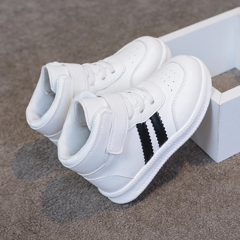 Kids High-Top Sneakers - Non-Slip Lightweight Sports Shoes for Boys & Girls
